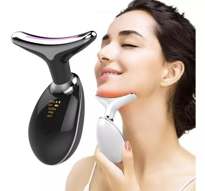 DERMALUZ™- MASAJEADOR FACIAL LED Y DEPILADOR FACIAL