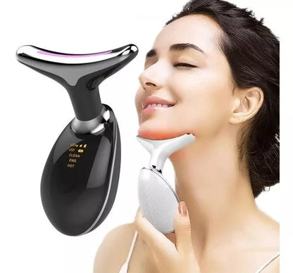 DERMALUZ™- MASAJEADOR FACIAL LED Y DEPILADOR FACIAL