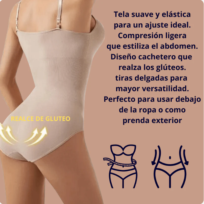 BODYFIT+™ - Body con tiras /2680